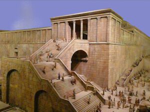 Temple au temps de Jésus (musée David, Jérusalem)