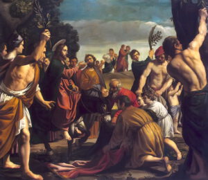 Entrée à Jérusalem, Pedro Orrente c. 1620