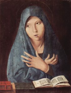 Antonello de Messine, Vierge de l'Annociation, 1475