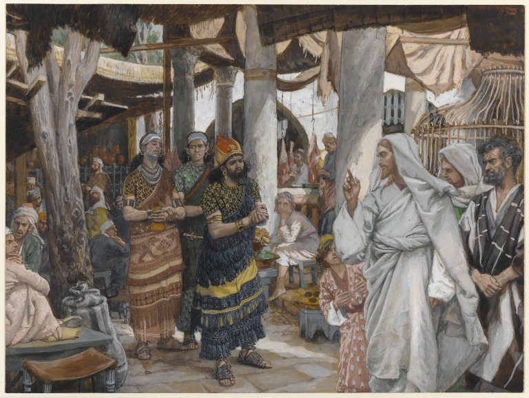 "Miracle de jesus : la guerison du fils d'un officier du roi", de James Tissot, 1898