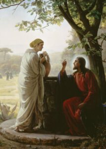 Carl Bloch, Jésus et la Samaritaine, 1890