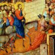 Duccio di Buoninsegna, Entrée de Jésus à Jérusalem, 1310