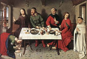 Dierick Bouts, Le repas chez Simon, 1440