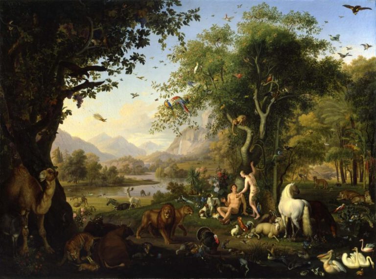 Peter Wenzel, le Paradis Terrestre, 1829