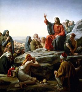 Le sermon sur la montagne, Carl Bloch, 1890;