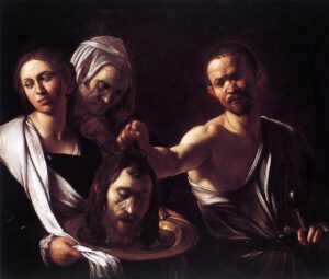 Saomé, Le Caravage, 1600