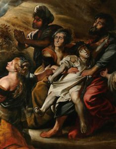 1605, Transfiguration, Rubens (détail)