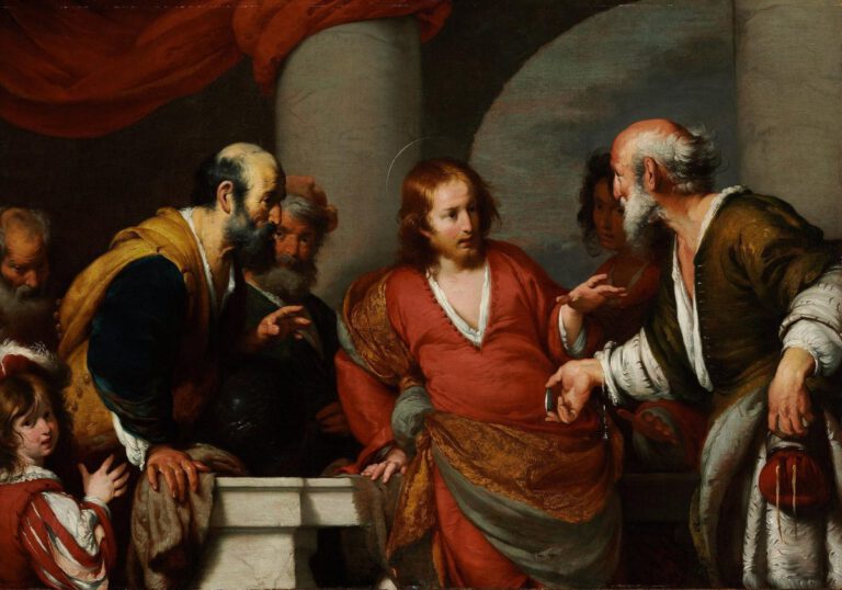 Bernardo Strozzi, le paiement de l'impôt, 1630