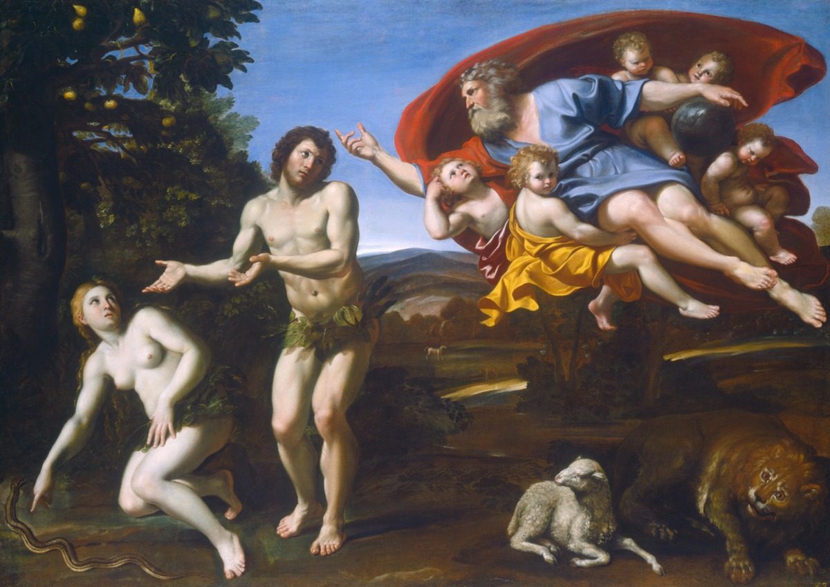 Domenichino, The Rebuke of Adam and Eve, 1626
