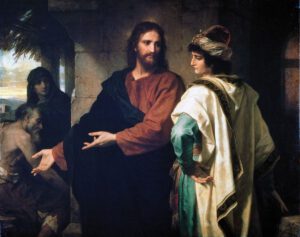 Heinrich Hoffman, Le Christ et le jeune homme riche, 1899