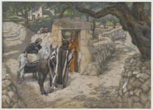 James Tissot, L'ânon de Bethphagé, 1894