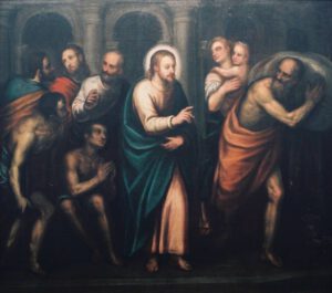 Alessandro Maganza, Jesús en el Templo, 1630