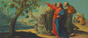 Giovanni Domenico Tiepolos, Jésus maudissant le figuier,1800
