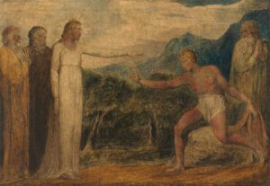William Blake, Christ Giving Sight to Bartimaeus, 1800