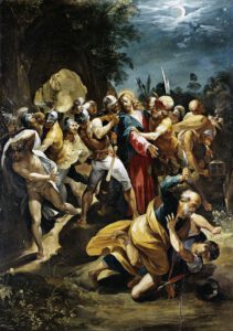 Cavalier d'Arpino, Christ fait prisonnier, 1597.