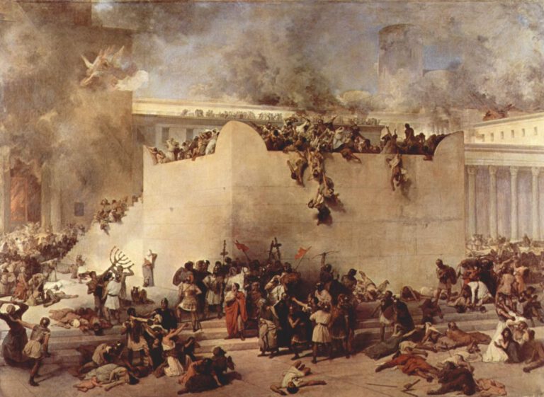 Francesco Hayez, La destruction du Temple de Jerusalem, 1867