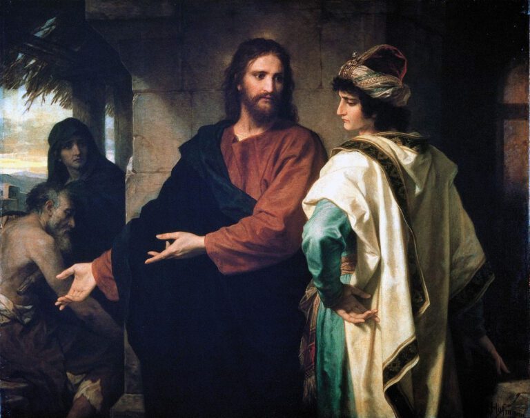 Heinrich Hoffman, Christ And The Rich Young Ruler, 1899