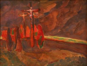 Jindřich Prucha, Crucifixion, 1912