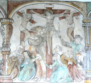 Eglise paroissiale de Brøns, Danemark, crucifixion, 16th