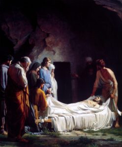 Burial of Christ, Carl Bloch, 1800