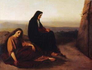 Nordenswan, Les femmes assises face au tombeau, 1868