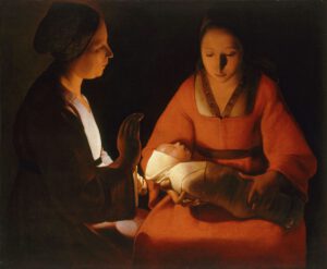 Georges de La Tour, 1640, Le Nouveau-né, Rennes