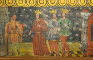 Les mages et Hérode, Eglise Saint Gonery, Bretagne, France