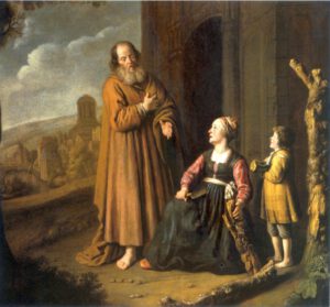 Jan Victors, Elie et la veuve de Sarepta, 1640