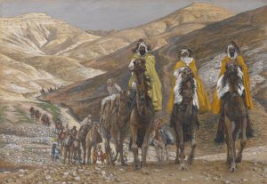 Les rois mages en voyage, James Tissot, 1890.j