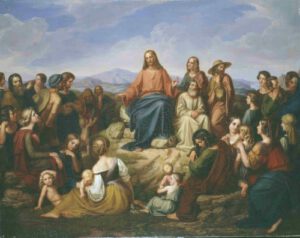 Carl Joseph Begas, Le sermon de Jésus, 1820