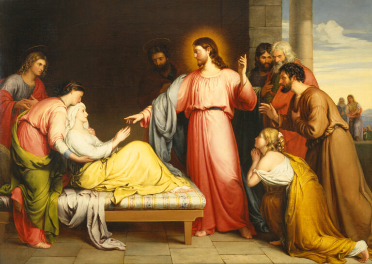 Christ guérissant la Belle-mère de Simon Pierre, John Bridges, 1839