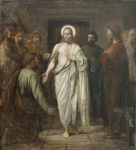 Den Vantro, manifestation de Jesus à St Thomas, 1870