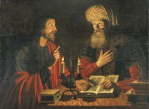 Jésus et Nicodème par Crijn Hendricksz, 1645