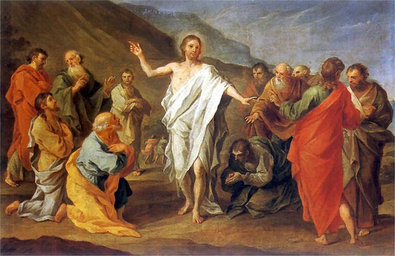 Czechowicz Szymon, Le Chrsit ressuscité et ses disciples, 1758