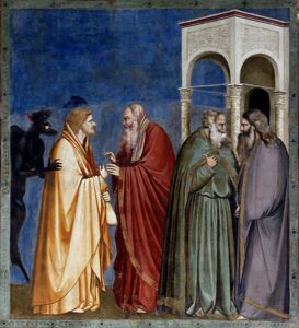 Le paiement de Judas, fresque de Padoue