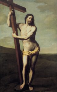 Guido Reni, Le Christ ressusicté embrassant la croix, 1621