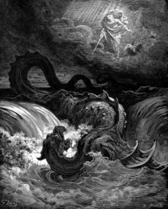 Gustave Doré, la destruction du Léviathan, 1865