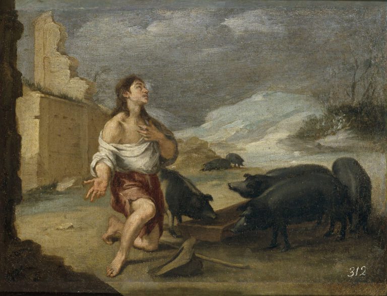 Esteban Murillo, la solitude du fils prodigue, 1665