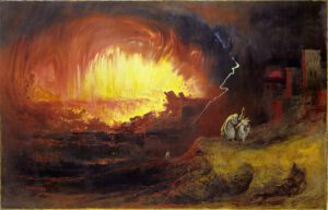 John Martin, Sodome et Gomorrhe, 1852