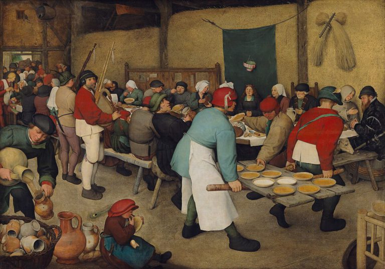 Pieter Bruegel l'Ancien, Le repas des noces, 1565