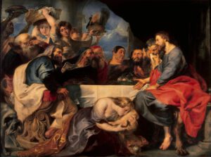 P.P.Rubens, le repas chez Simon le pharisien, 1620