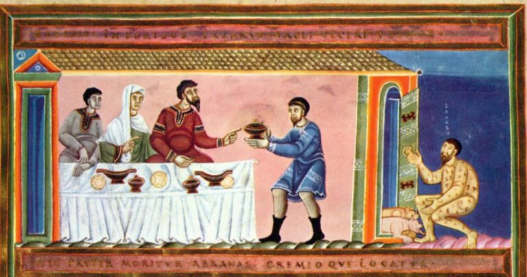 Codex Aureus Epternacensis, le riche et Lazare, 1035.