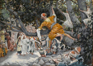 James Tissot; Jésus et Zachée, 1894