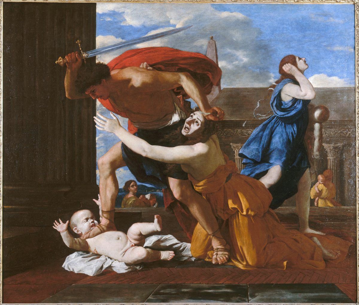 Nicolas Poussin, le massacre des saints innocents, XVII°s.