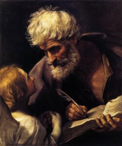 Guido Reni, Saint Matthieu et l'ange, 1640