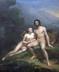 Claude-Marie Dubufe, Adam et Eve, 1827