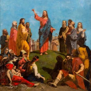 Le sermon sur la Montagne, Guillaume_Fouace, église ND, Montfarville, France, 1878