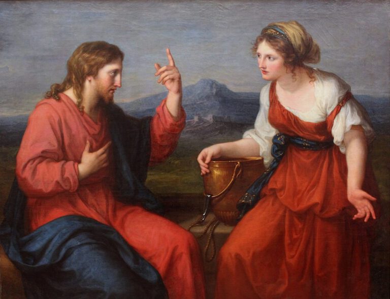 Angelika Kauffmann, Jésus et la Samaritaine, 1796