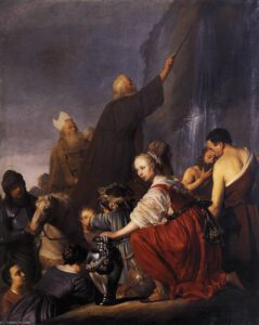 De Grebbert, Moïse frappant le Rocher, 1630