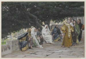 James Tissot, Jésus, les pharisiens et les sadducéens, 1892.